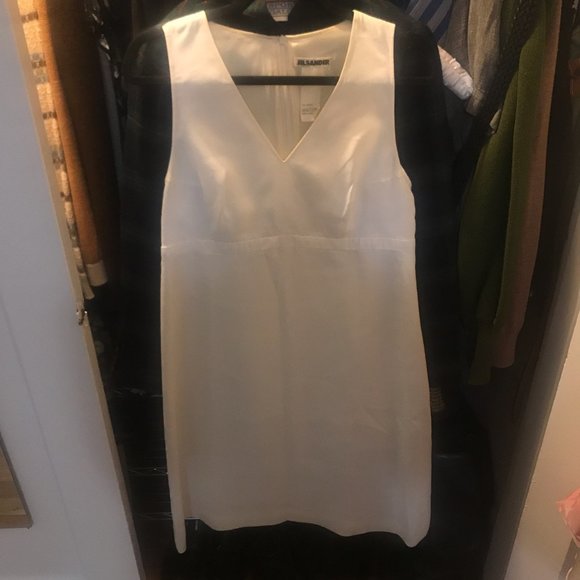 JIL SANDER WHITE DRESS - Picture 4 of 4